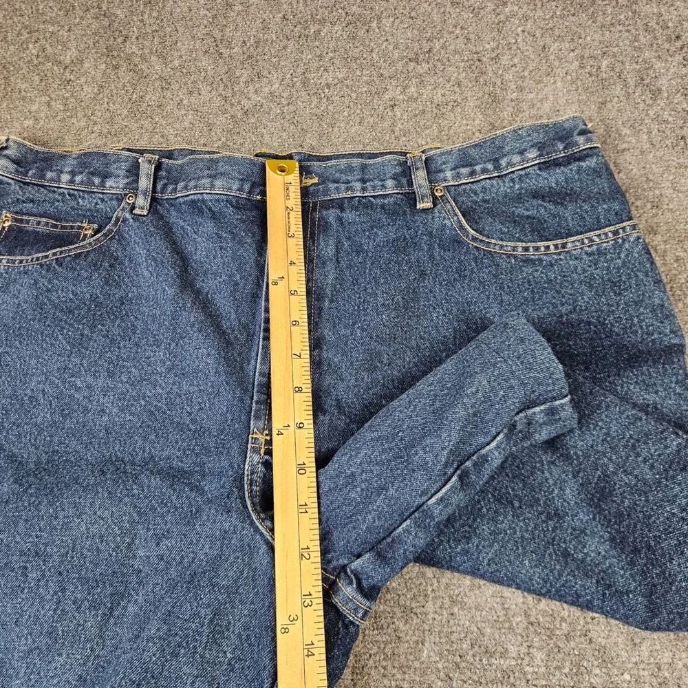 Route 66 Mens Relaxed Fit Denim Shorts Blue Medium Wash 100% Cotton Size 42